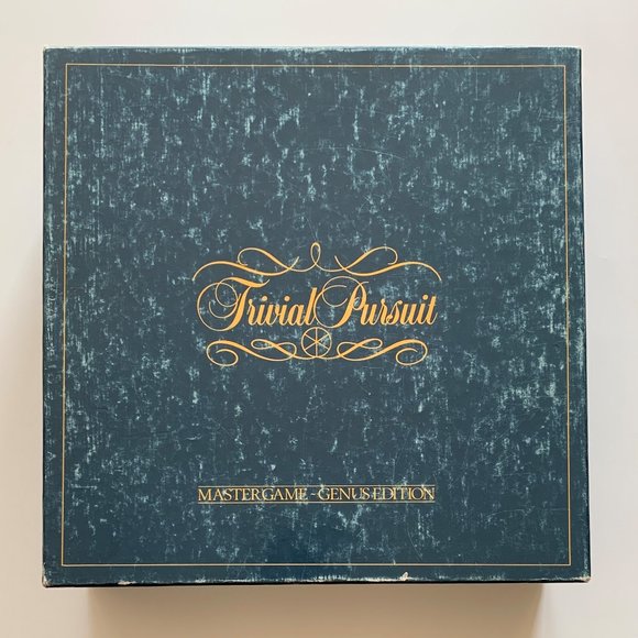 Trivial Pursuit Master Game Genus Edition - Original Vintage 1981 - Complete - Picture 1 of 6